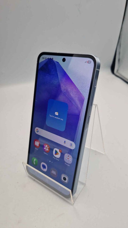 Samsung Galaxy A55 5G Mobile Phone -128GB - Awesome IceBlue - Open Unlocked - Unobxed