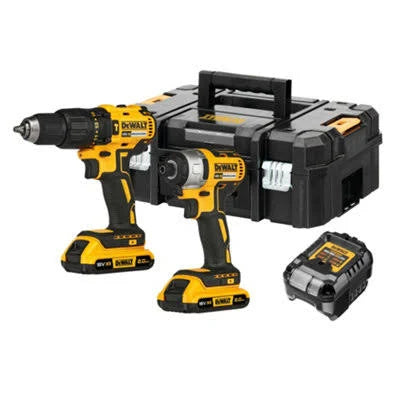 DeWalt 18V Li-Ion XR Cordless Combi Drill & Impact Driver DCK2060D2T