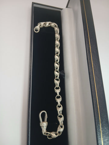 new silver belcher bracelet 925, weight 20.16 , long 9