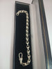 new silver belcher bracelet 925, weight 20.16 , long 9" comes in a box .