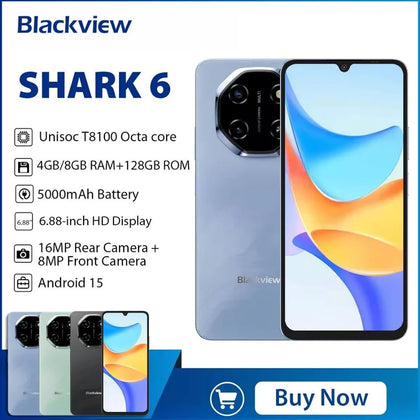 Blackview Shark 6 5g 128GB all network