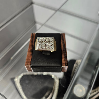 9ct Yellow Gold Mens Ring