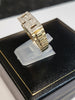 9ct Yellow Gold Dad Ring with 0.25ct Diamond Stones - Size U - 4.95g total - Hallmarked & Stamped