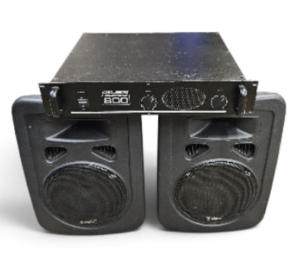 Carlsbro Powerline 800 Amplifier with Skytec Speakers **Collection Only**