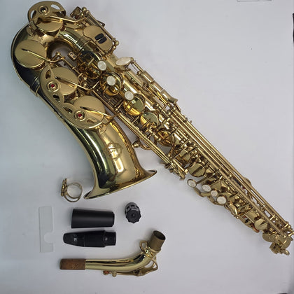 Artemis A1 Alto Saxophone AL88951 Gold & Case - FULLY  TESED - FREE P&P