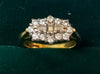 18CT 4G Diamond Yellow Gold Ring Size-I