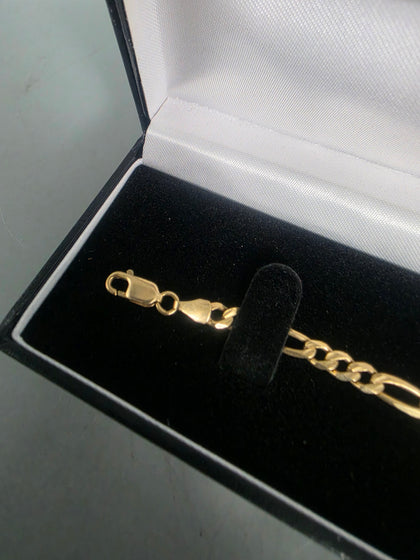 9ct GOLD B/LET 5.3G 375 7'' in Length HM