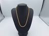 9ct Yellow Gold Rope Chain Necklace - 18" Long - 9.02 Grams