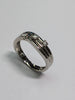 9CT WHITE GOLD DIAMOND RING SIZE N 1/2 PRESTON STORE