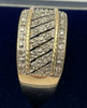 9k gold ring - Q