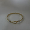 9k Gold Bangle (Child's Size), 13.16Grams, Hallmarked 365 and Tested, Size: 2" Width