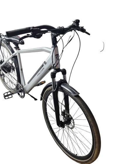 Falcon Horizon Men's Electric Assisted Hybrid Bike – 700C Wheels – 20