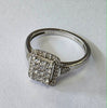 9ct White Gold Diamond Ring