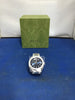 Gucci Blue Dial Silver Stainless Steel Watch - Boxed