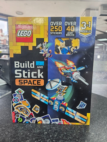 Lego Build and Stick Space Book