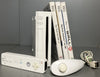 Nintendo Wii White Console Bundle ( + + Wall.E, Big Brain Academy, Tiger Woods PGA Tour 07 ) ** Unboxed **