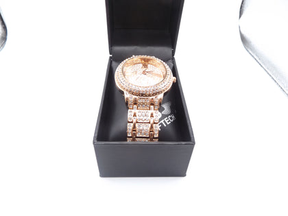 Softech Ladie' Rose Gold Sparkling Watch