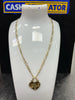 14ct Gold Love Pendant and Chain