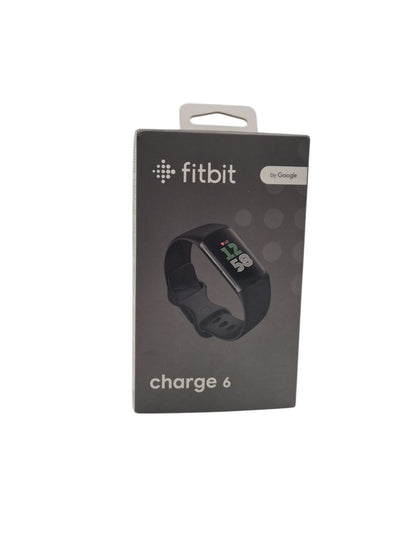 Fitbit Charge 6 Tracker - Obsidian & Black