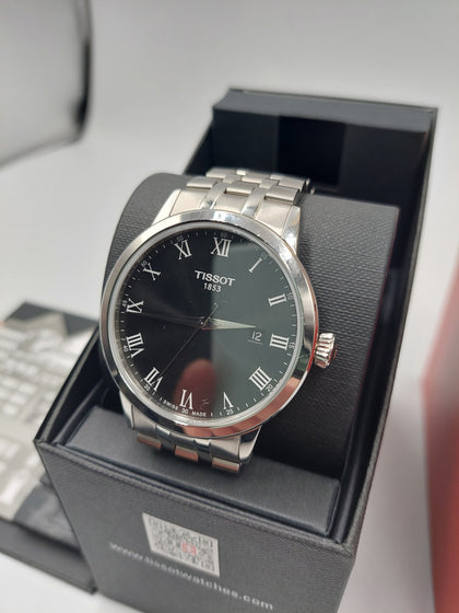 Tissot T-Classic Quartz Black Dial Men's Watch T129410 A 42mm