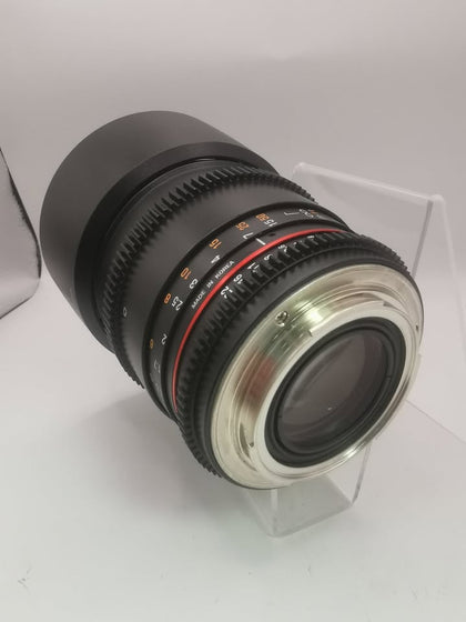 Samyang 85mm T1.5 VDSLR AS IF UMC II (Canon)- Suitable For EF Canon Mount Cameras