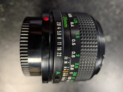 CANON FD 35MM 1:2.8 LENS