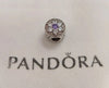 Genuine Pandora Forget Me Not with Purple and Clear CZ Charm S925 ALE
