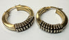 9ct gold hoop creole earrings