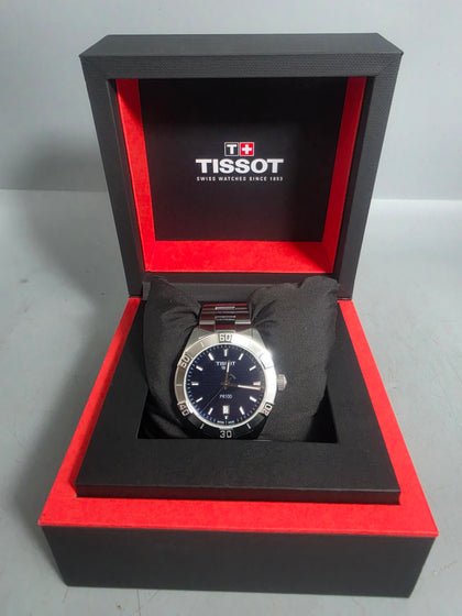 Tissot PR 100 Quartz Stainless Steel with Blue Dial Men's Watch T101610A