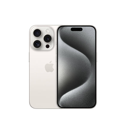 Apple iPhone 15 Pro 128GB White Titanium 91% Battery Health Unlocked