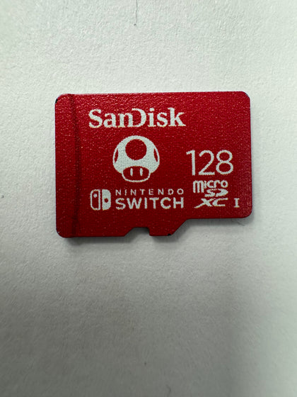 SanDisk Mushroom Nintendo Switch 128GB SD Card
