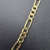 9CT Yellow Gold Necklace Figaro Chain 24" 26.62g