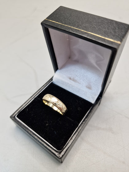 Gold Ring 375 9ct 2.9G Size L