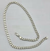Silver Curb Chain 20"