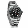 Rotary GB03014/04 Men's Silver Stainless Steel Bracelet Black Dial Date Watch