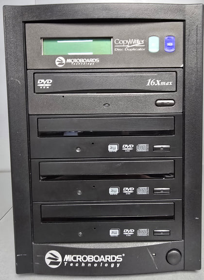 ***Collection Only*** Microboards Technology Quick Disc DVD-123 1 to 3 Stand Alone DVD/CD Duplicator with USB 2.0 Port, 18x DVD/48x CD Speed