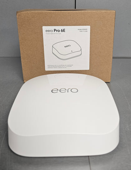 Eero Pro 6E Mesh Wi-Fi System (1-Pack) Model S010001
