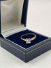 9ct Gold ring With Clear Stone