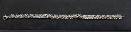 Silver Tennis Bracelet 7.5