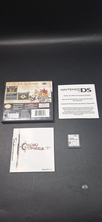 Nintendo DS Chrono Trigger game boxed with manual