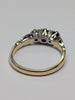 18CT & Platinum Ring - Size M 1/2