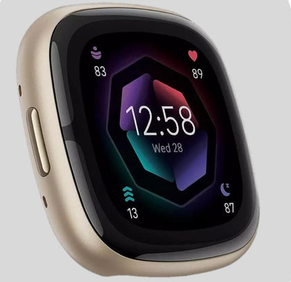 Fitbit Versa 4 Rose Gold Fitness Smartwatch ** Unboxed **
