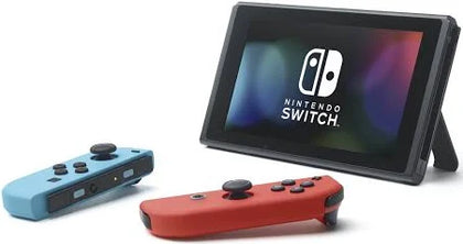 Nintendo Switch Console Neon Red/Blue & 1 Unboxed Game