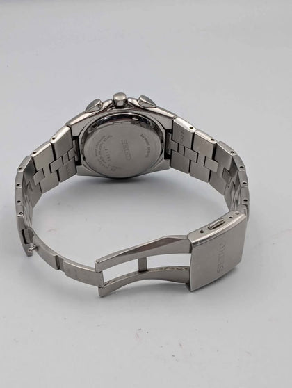 Seiko Arctura 7L22 0AA0 Kinetic Chronograph Watch. Released in 2003. Rare. Unboxed (Small bracelet)