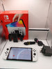 Nintendo Switch Console OLED 64GB with white Joycons And Charger Boxed LEFT JOYCON LOOSE