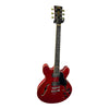 Vintage VSA500 Reissued 12-String Semi-Hollow Electric Guitar, Cherry Red