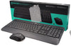 Logitech Advanced Wireless Keyboard and Mouse, MK540, Black