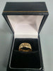 9CT Gold Ring wedding band 2.7G Size Q