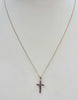 9ct Gold Necklace with Cross 18"