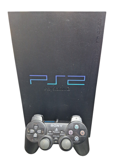 Sony PlayStation 2 Console With Official Controller, Black, Unboxed With All Leads
